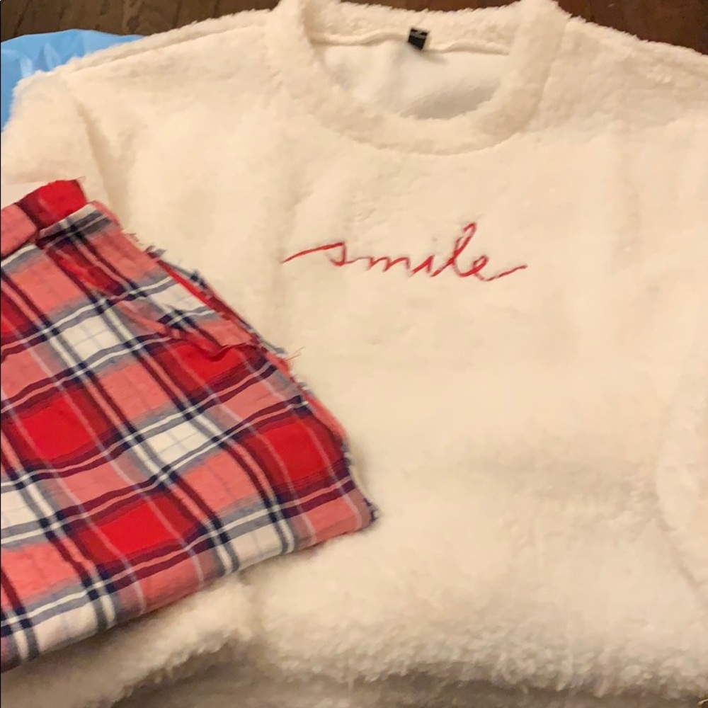 Plush Pajama Set